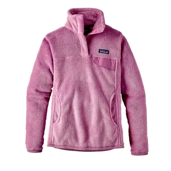 Patagonia Sweaters - Patagonia Retool Snap T Pullover Medium women’s pink ladies Fleece sweater